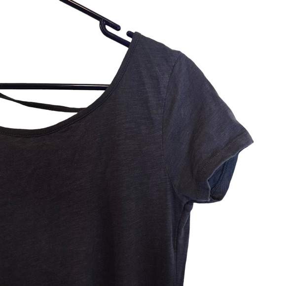 Ba&sh dark blue small maxi length tshirt dress size 1 - Picture 2 of 7